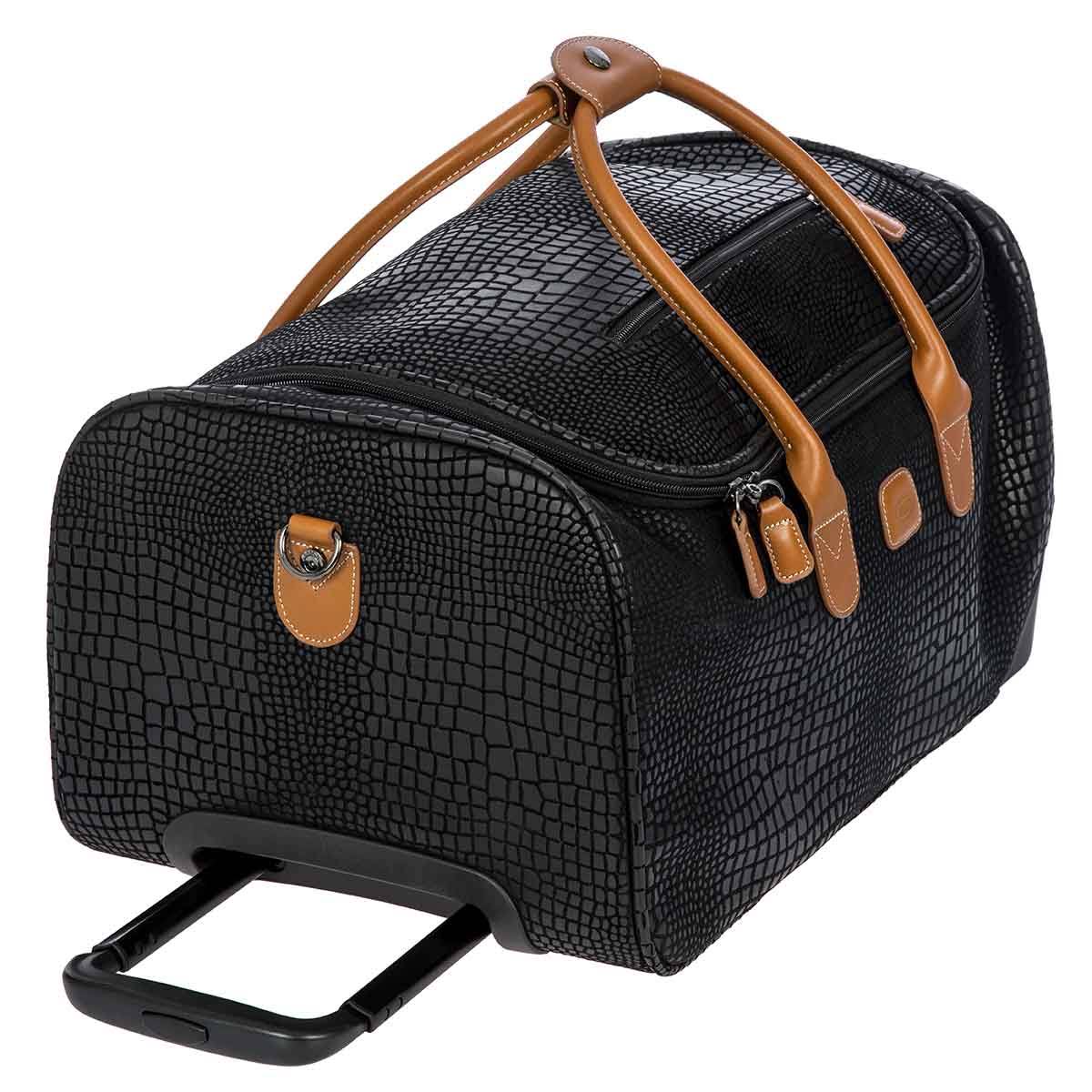 Black Carry-On Rolling Duffle W1879
