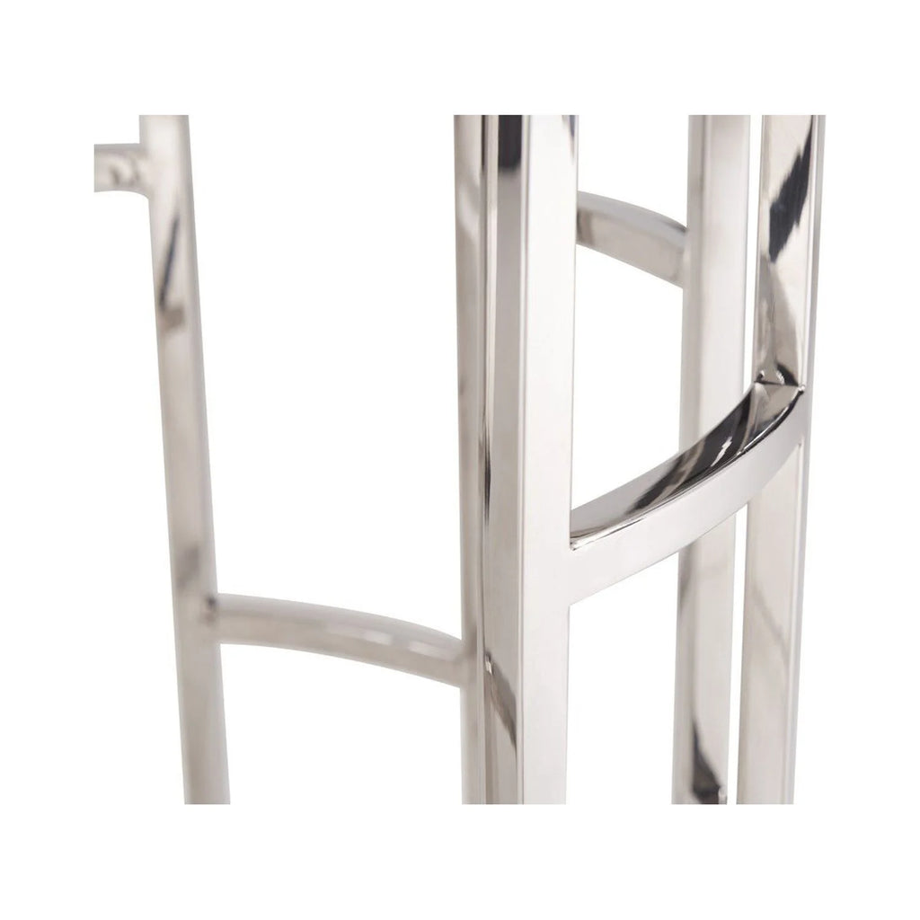 Round End Table with Marble Top V896