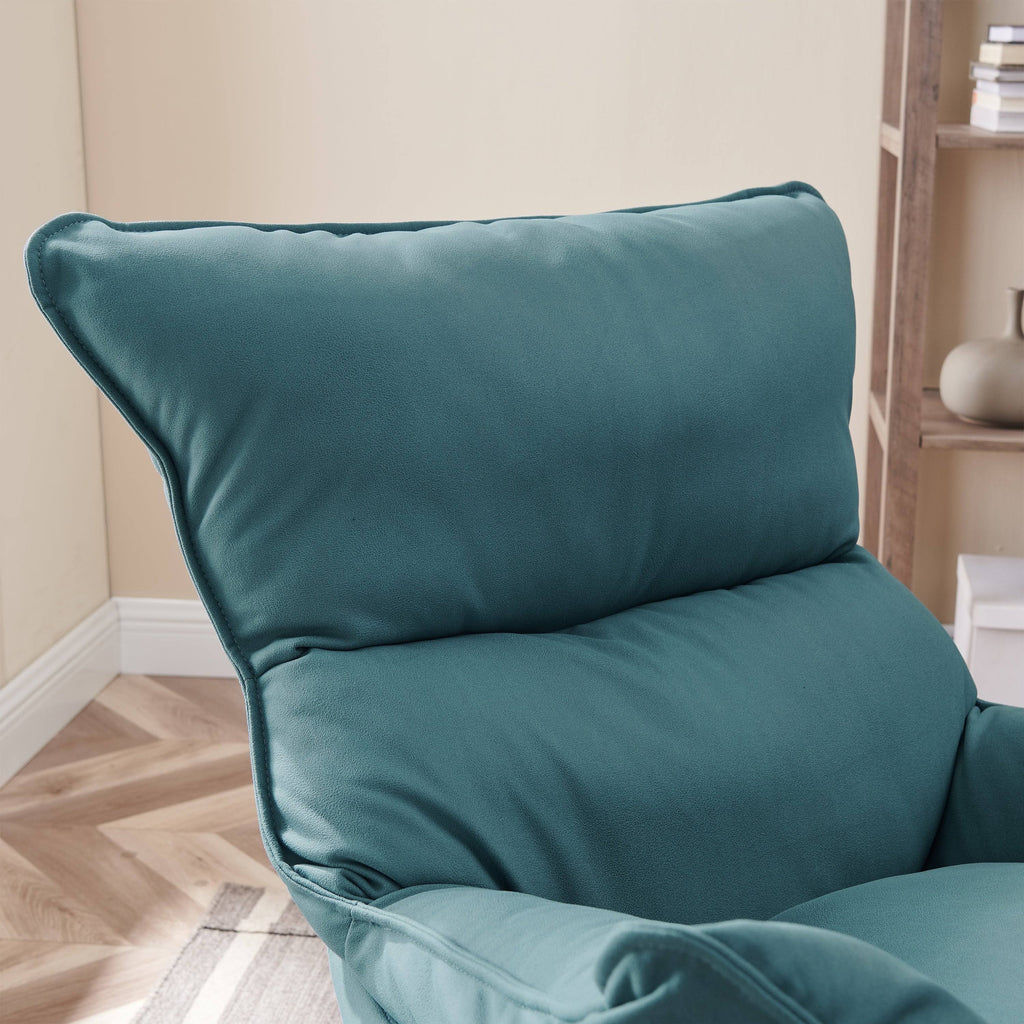 Orange Accent Chaise Chair U14817