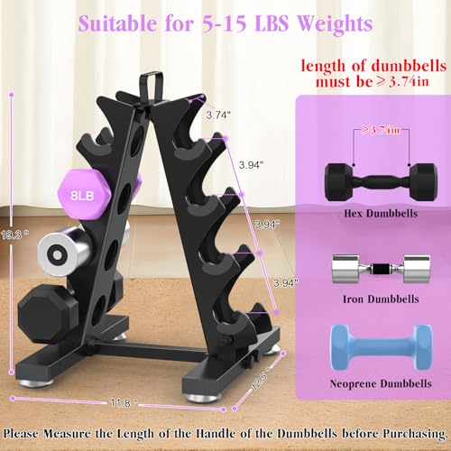 Dumbbell Rack Stand with Handle E852