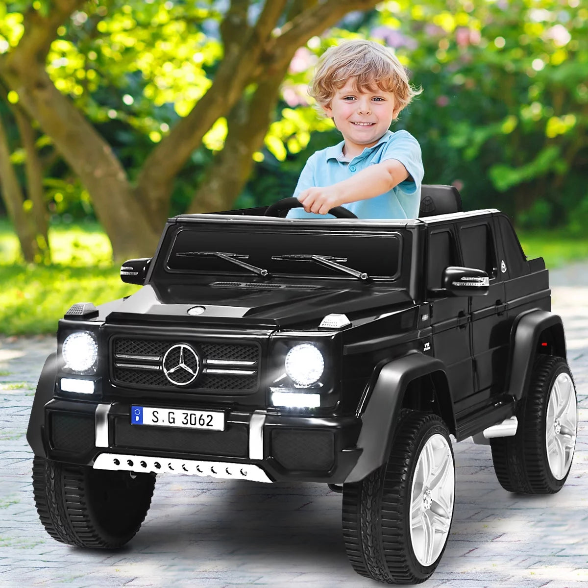 Blue 12V Electric Kids Ride On Car N895031
