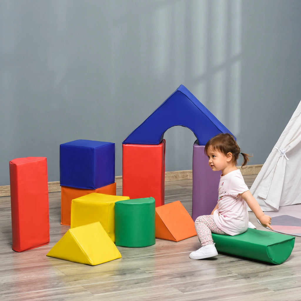 11-Piece Kids Crawl and Climb Soft Foam Play Set G910