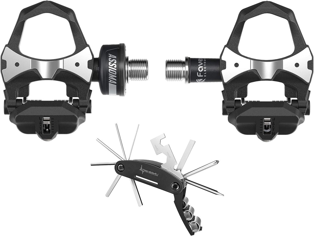 Bike Power Meter Pedal with Cycling Multi-Tool Bundle Y5850