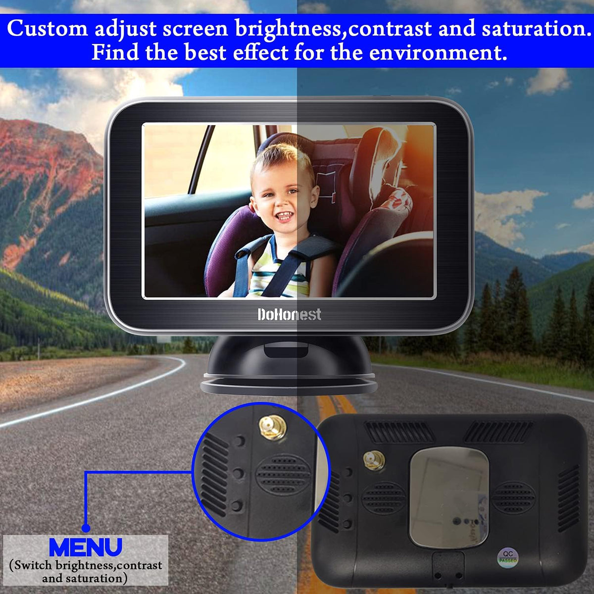 5'' AHD 1080P IR Night Vision Baby Car Camera H44661