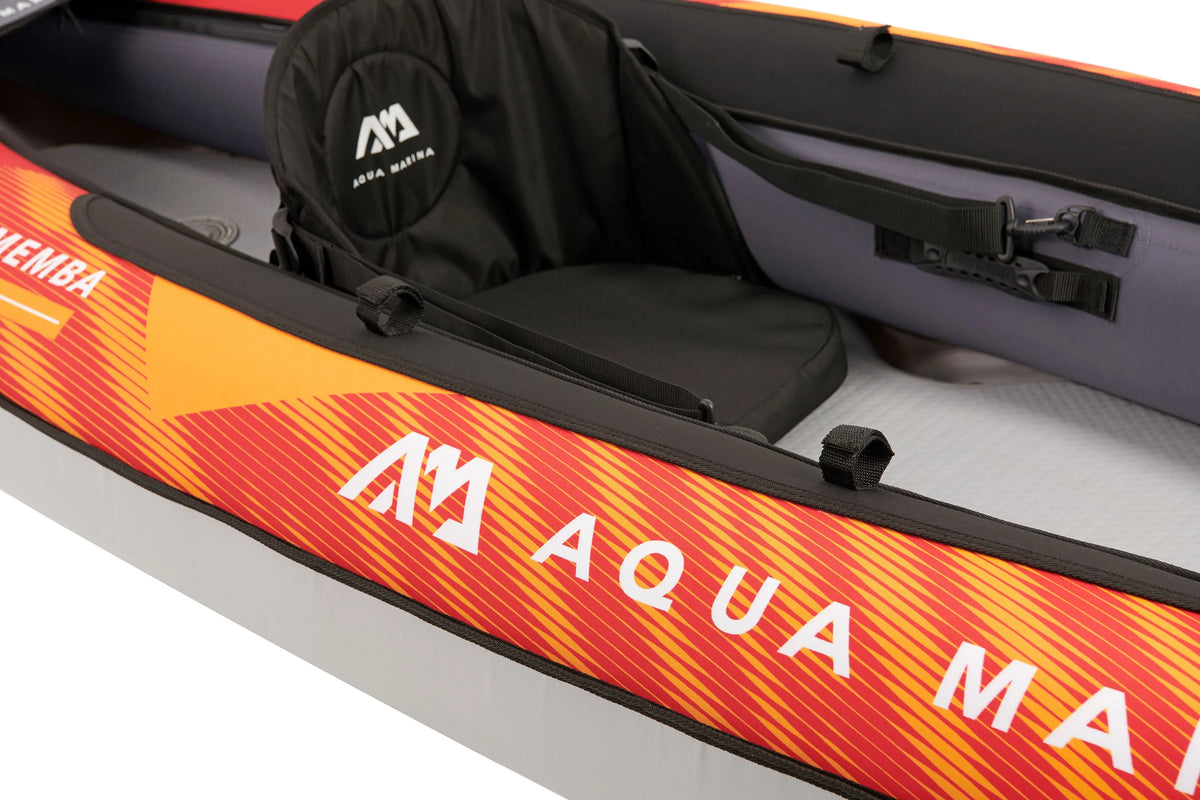 Inflatable Touring Kayak with Carry Bag, Paddle, Fin, Pump K347