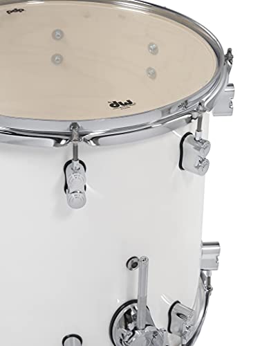 7-Piece Maple Shell Pack with Chrome Hardware Pearlescent White V59000