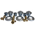 Chrome Three Valve Tub and Shower Trim Kit L593