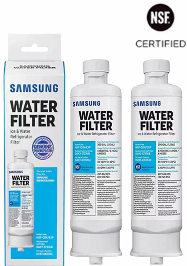 2 Pack Refrigerator Water Filter V717