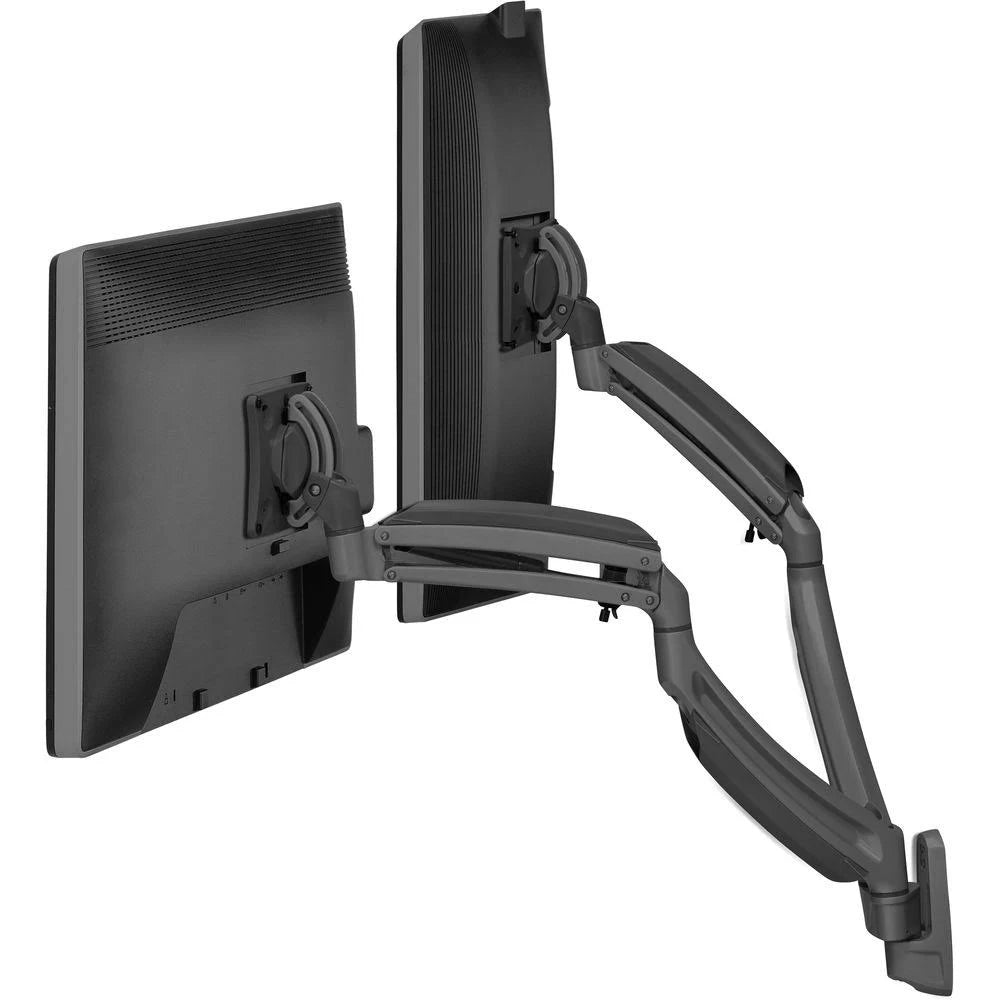 Dual Screen Dynamic Wall Mount Black O922