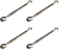 5/8 Inch x 6 Inches Galvanized Hook and Hook Turnbuckles W6174