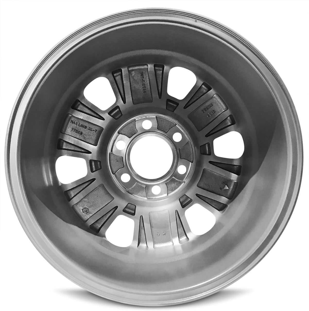 17 inch 6 Lug Silver Aluminum Wheel Rim U14677