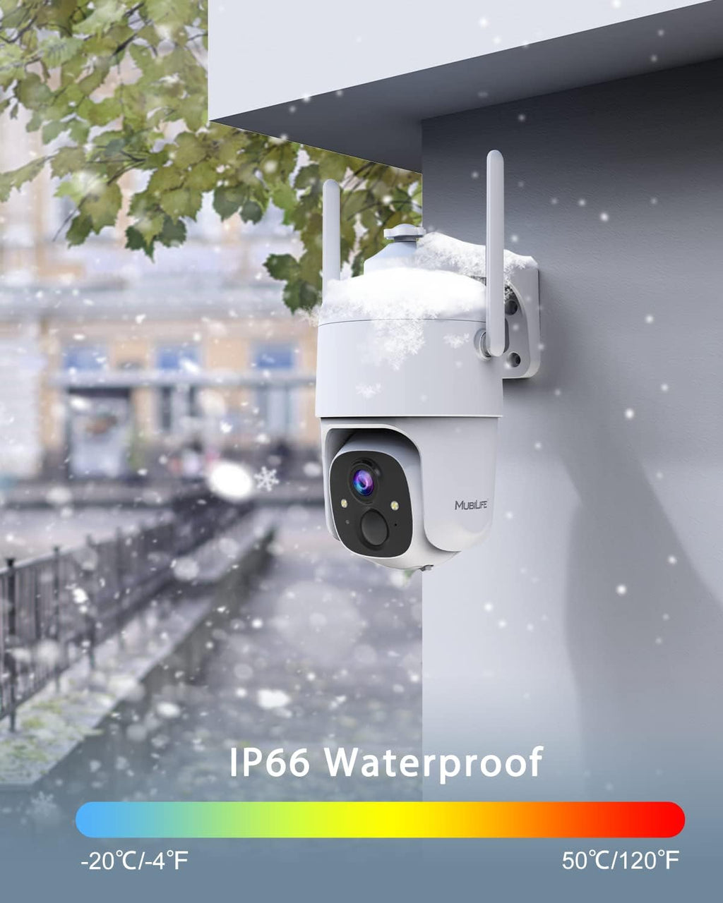 Battery Powered Wireless Outdoor Security Camera K56185