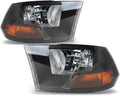 Black Headlights Lamps Replacement Driver + Passenger Side Z7568