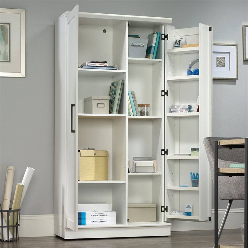 White Storage Cabinet K325