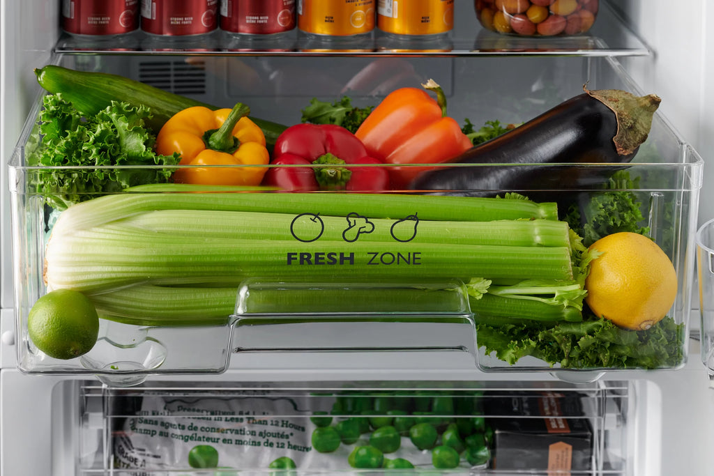 24" 11 Cu Ft Bottom Freezer Retro Refrigerator V293