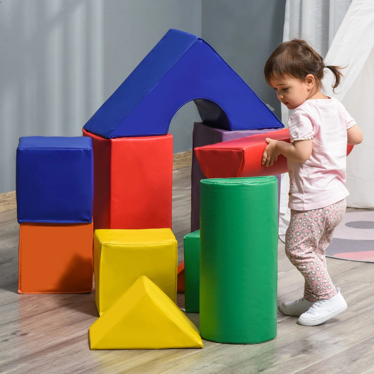 11-Piece Kids Crawl and Climb Soft Foam Play Set G910