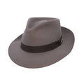 Caribou Fur Felt Fedora Hat Size 6 7/8 N785