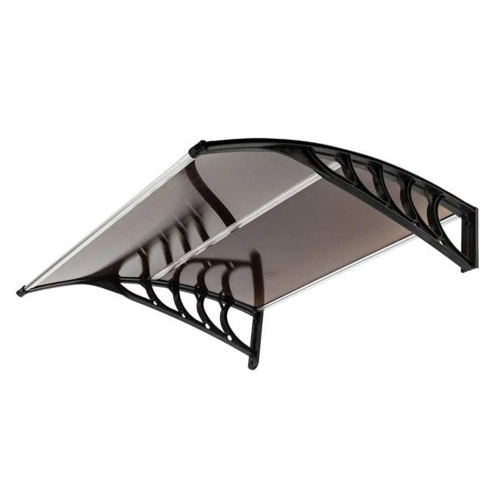 Window Awnings 40" x 38" Brown & Black X9701