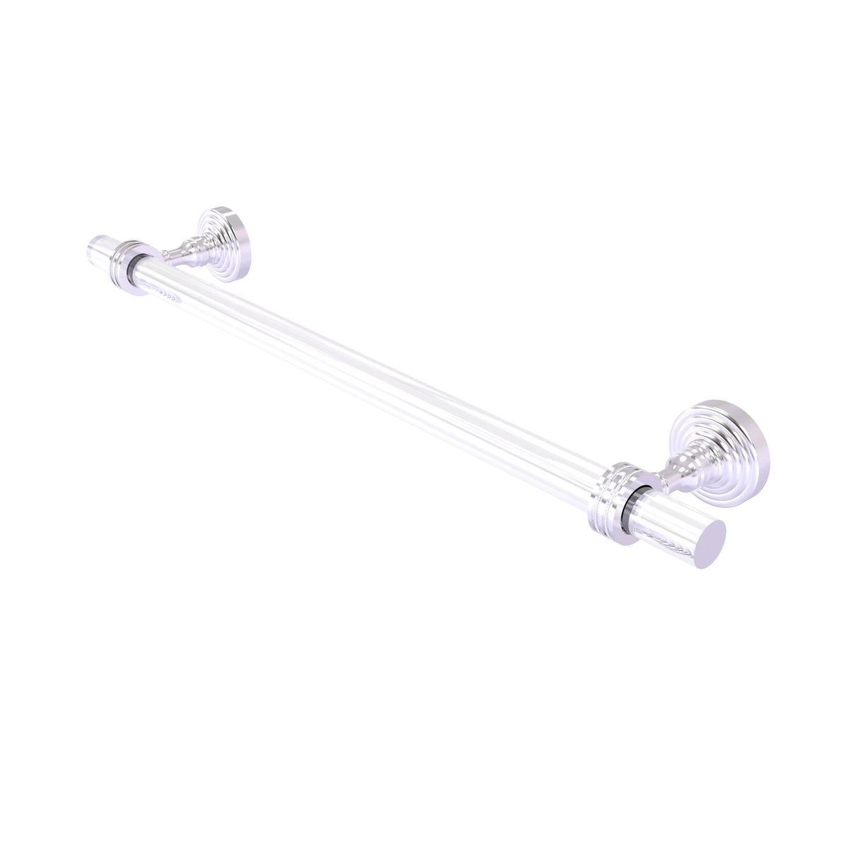 30 inch Towel Bar with Dotted Accents - Satin Chrome G312310