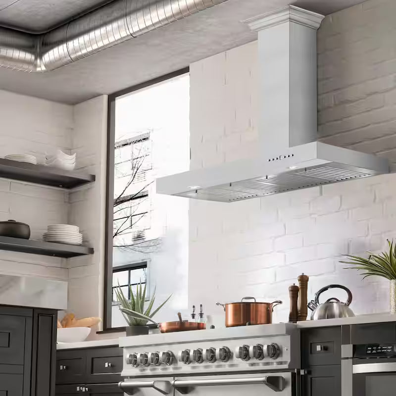 400 CFM Convertible Wall Mount Range Hood in Stainless Steel T31907