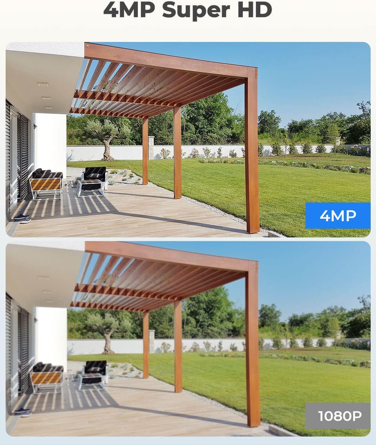 4MP Plug-in WiFi Security Camera Outdoor V347