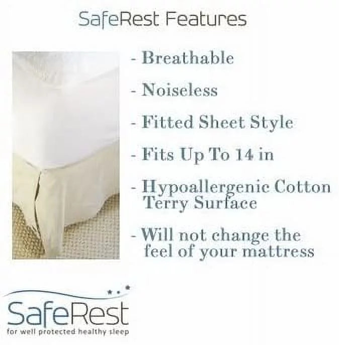 Hypoallergenic Waterproof King Mattress Protector V198