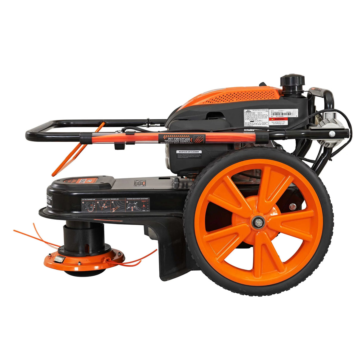 22 in. 170cc Gas Walk Behind String Trimmer Mower W351120