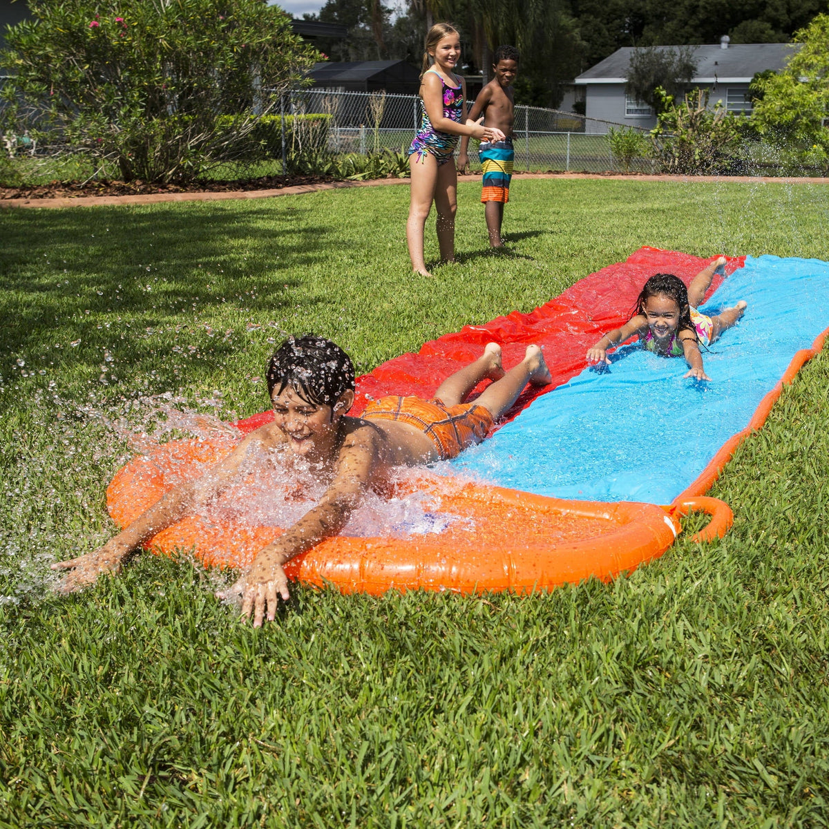 18' Double Lane Water Slide C599
