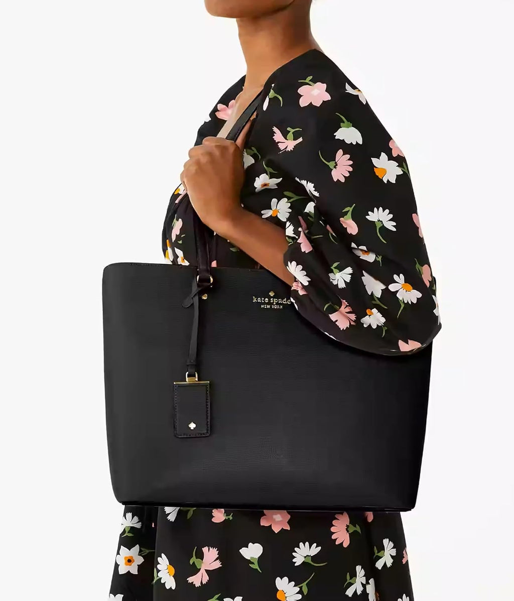 Black Large Tote Handbag T961