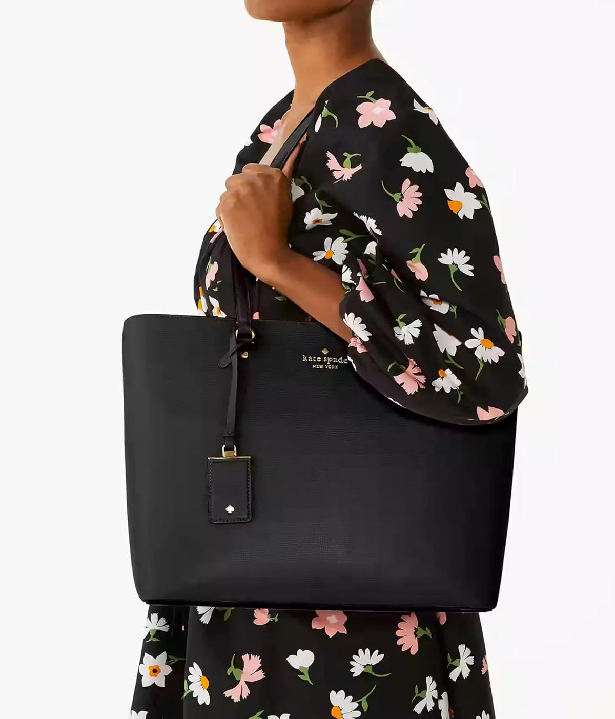 Black Large Tote Handbag T961