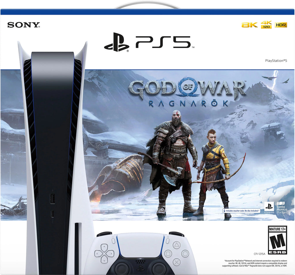 Play Station 5 Disk Console Bundle with Headset F62258