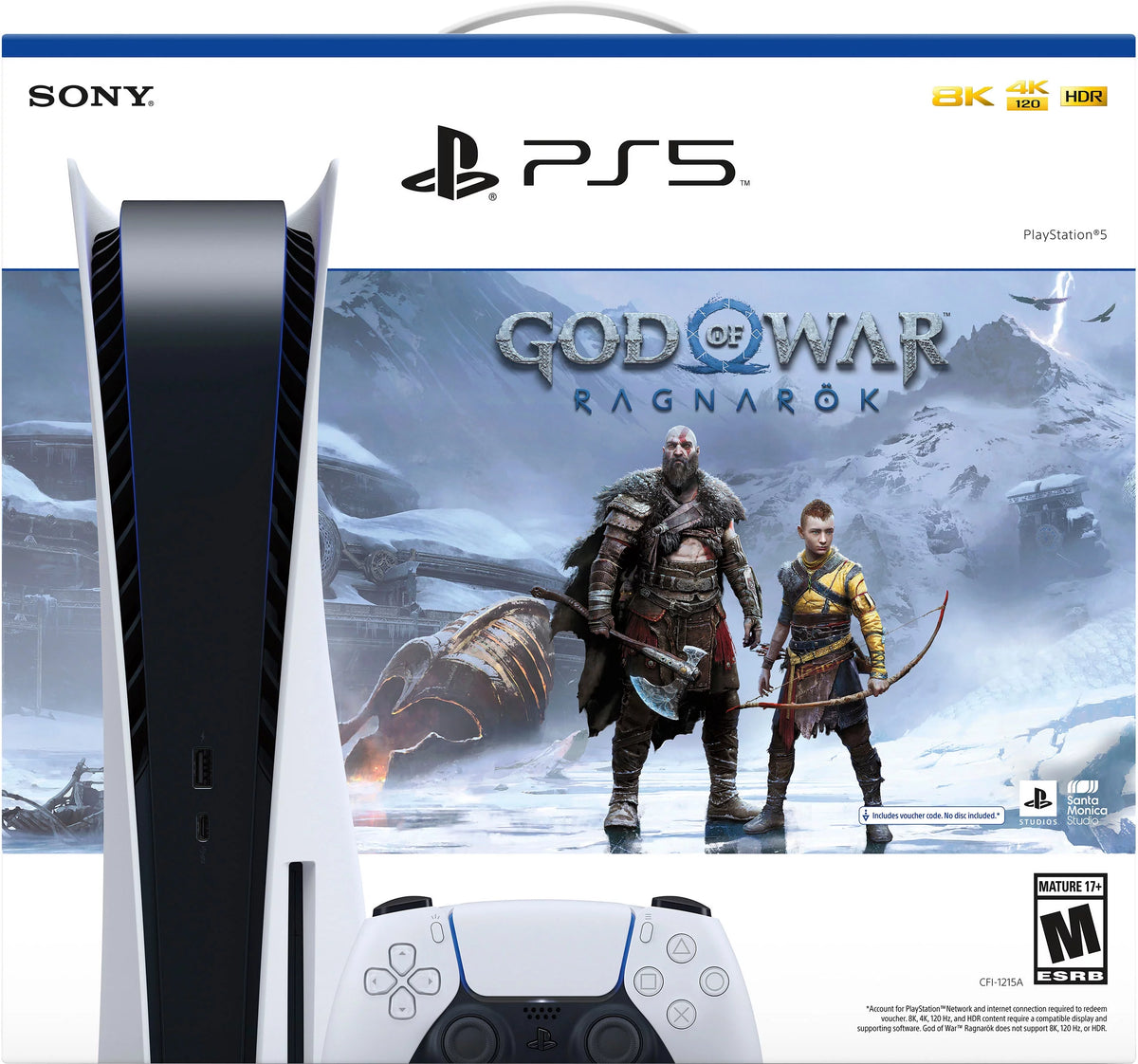 Play Station 5 Disk Console Bundle with Headset F62258