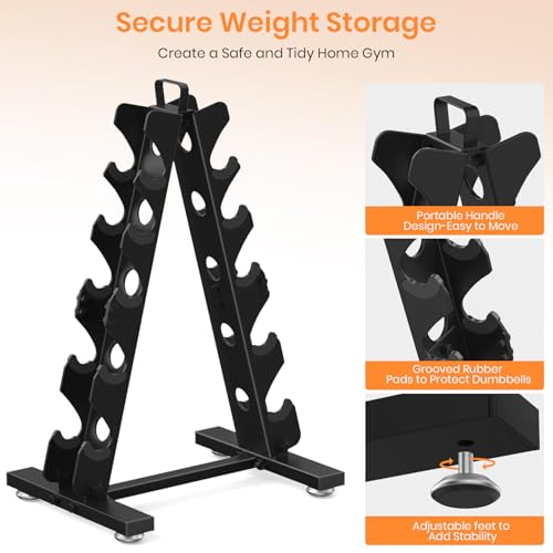 Dumbbell Rack Stand with Handle E852