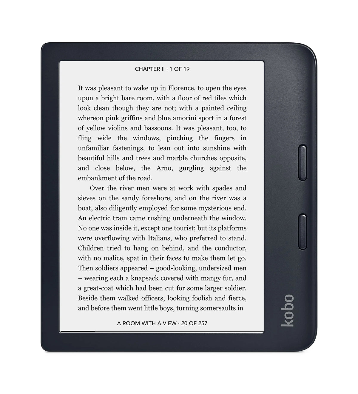 32GB Black Waterproof eReader with 7" Glare Free Touchscreen Z9013