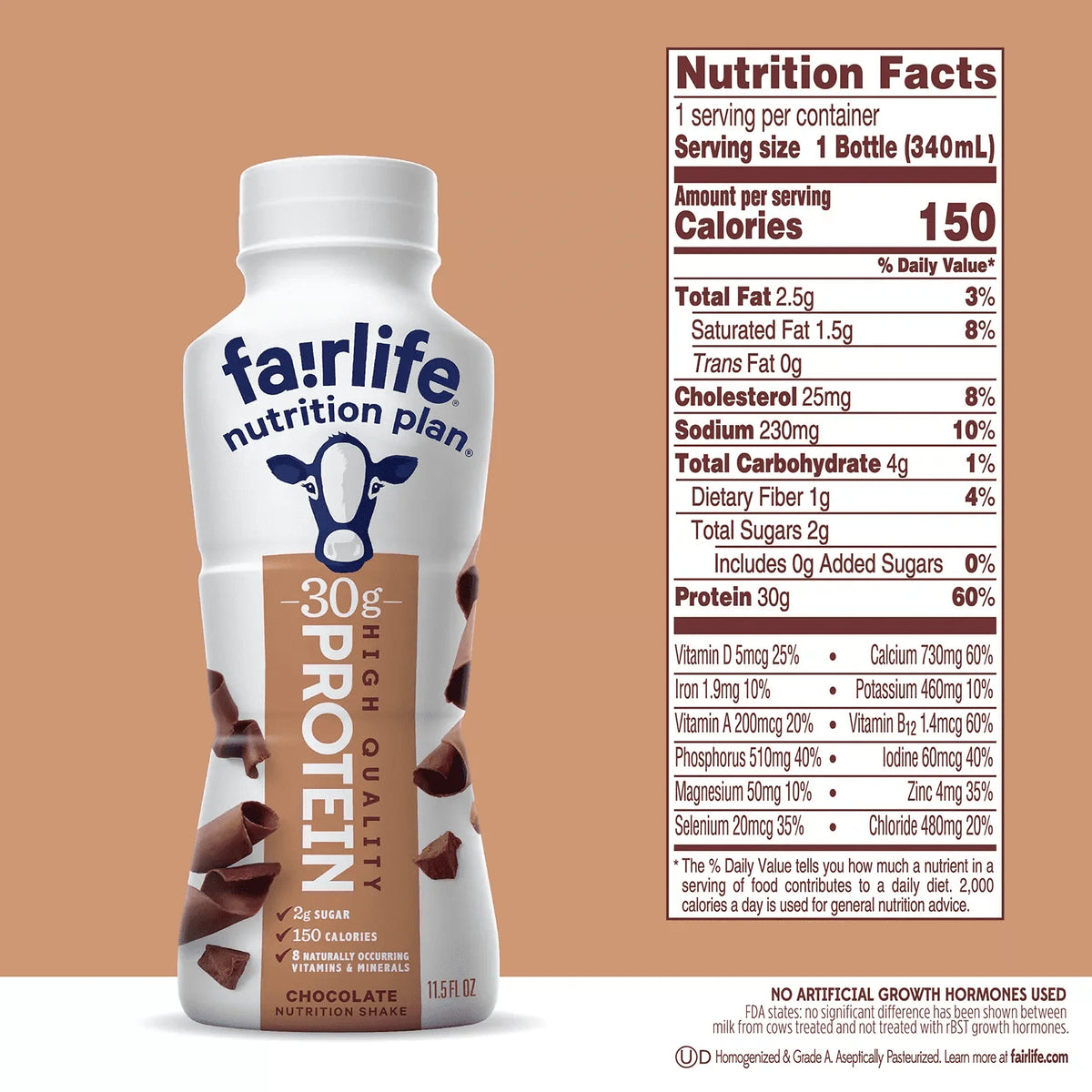 11.5 fl. oz 12 Pack Chocolate Protein Shake X511
