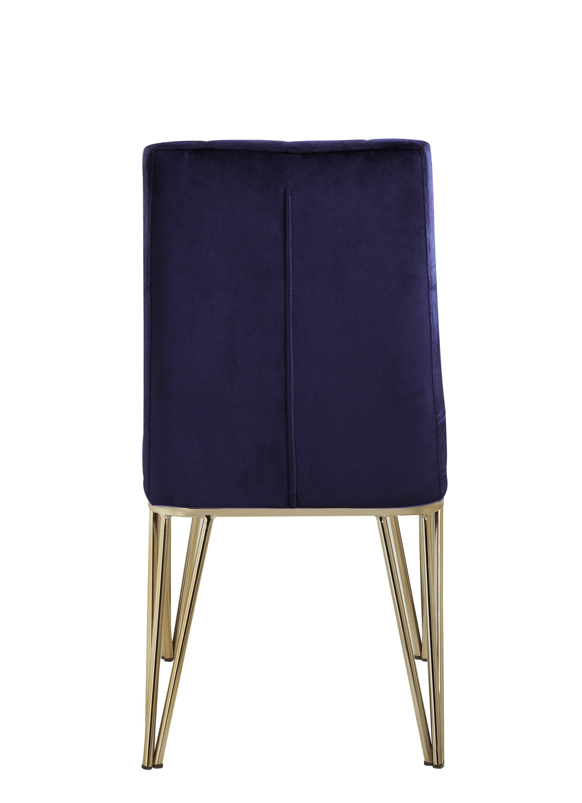 Navy Velvet Tufted Dining Chair Set of 2 P835153