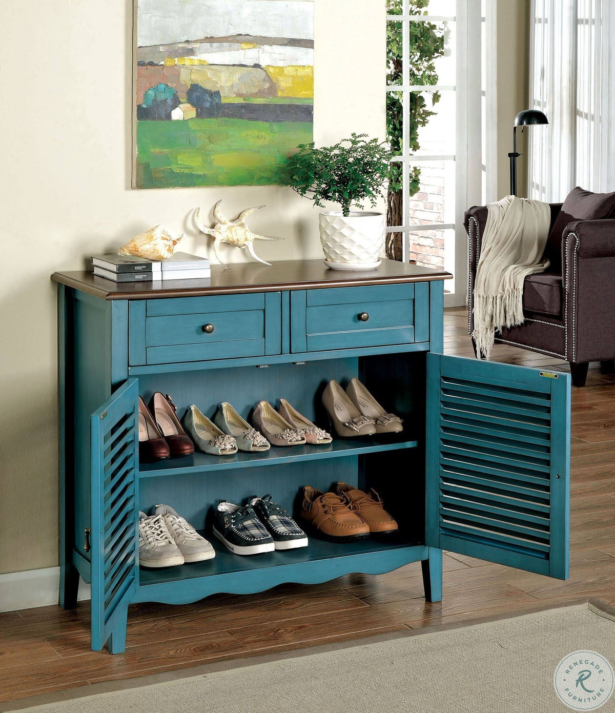 Blue Cabinet J8114