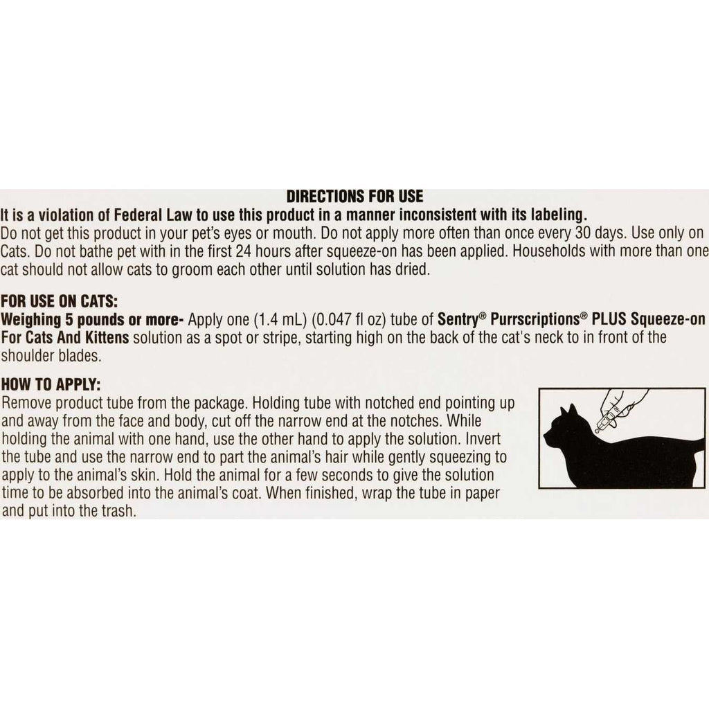 Flea & Tick Control for Cats & Kittens B95897