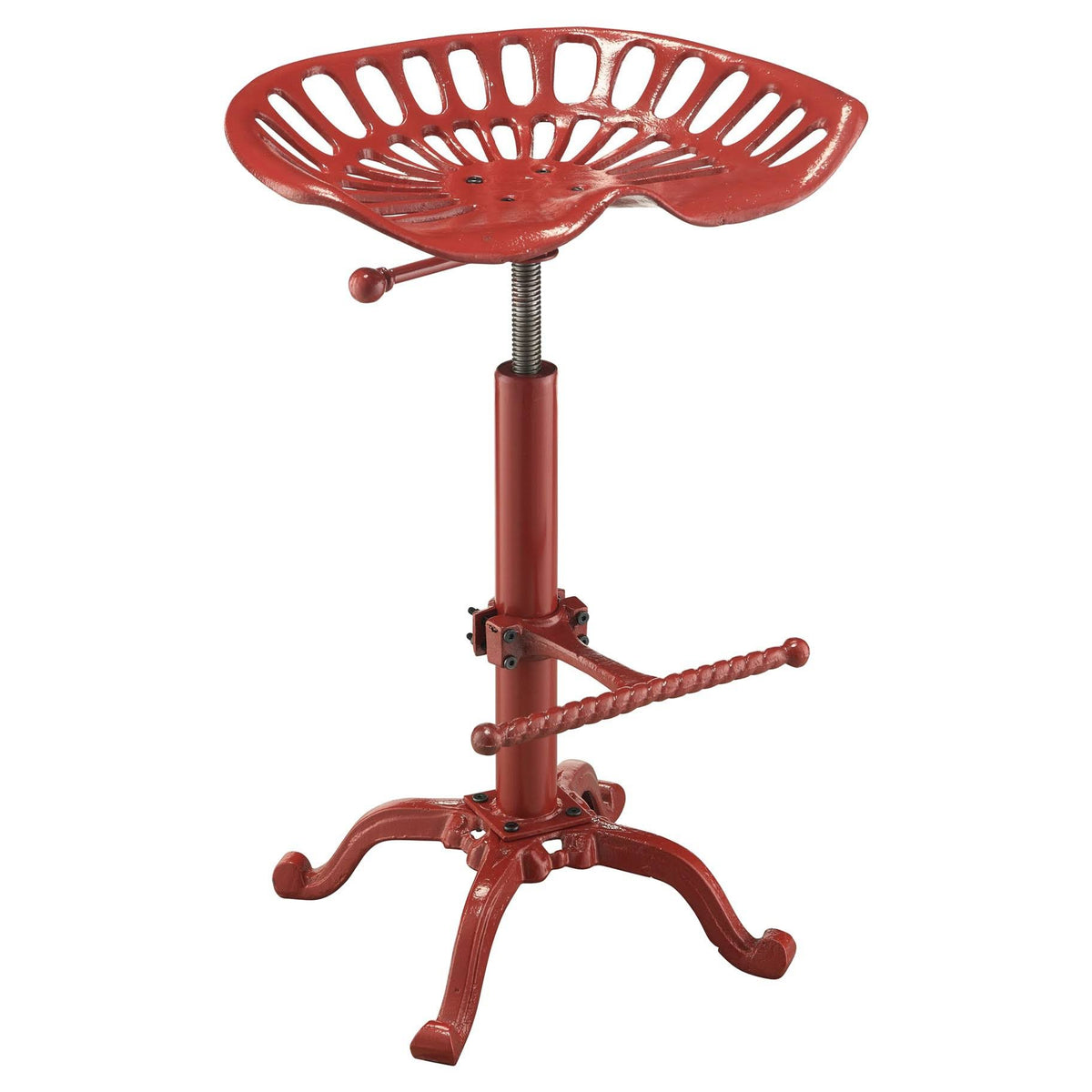 Adjustable Metal Tractor Seat Counter Stool Q871625