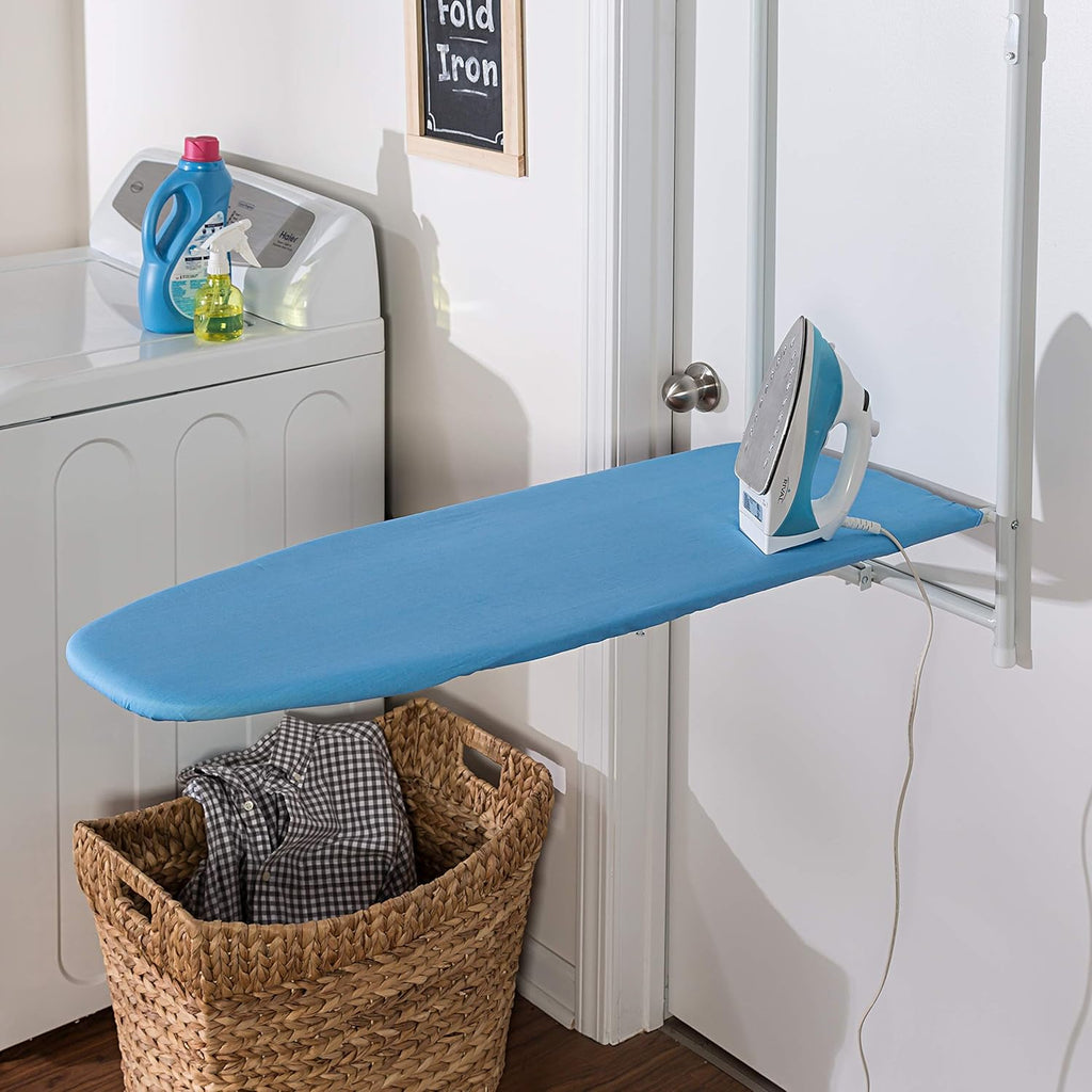 White Door Hanging Ironing Board 47" x 17" I3374