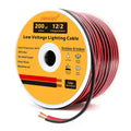 Red Black 100 Feet Pack of 2 Low Voltage Landscape Lighting Cable B1581