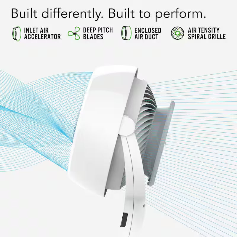 White Variable Speeds Pedestal Fan with Remote Control A640419