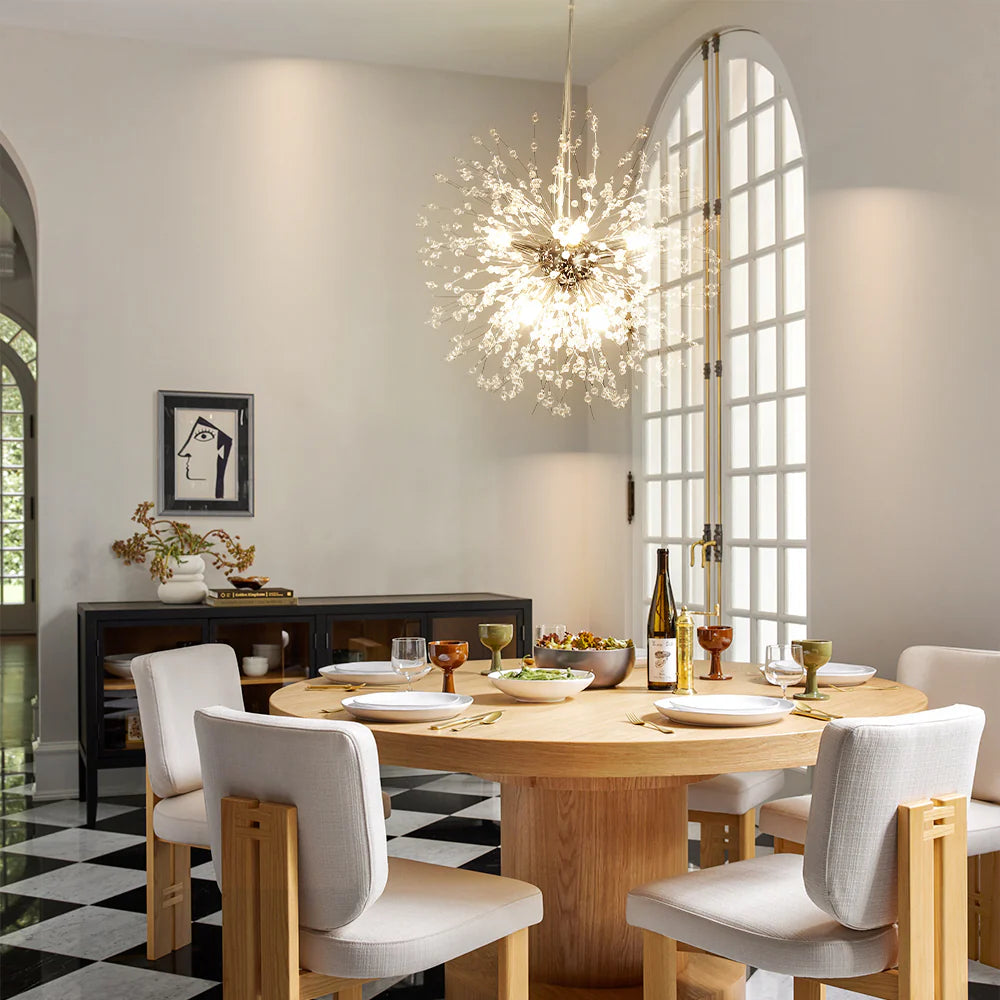 8-Light Sputnik Sphere Crystal Chandelier Y209741