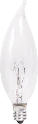 40W Incandescent Light Bulb, Candelabra Base, 24/Pack X26281