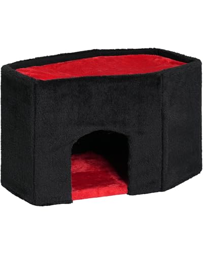Beige Cat Tree Tower with Perch and Scratching Post F343