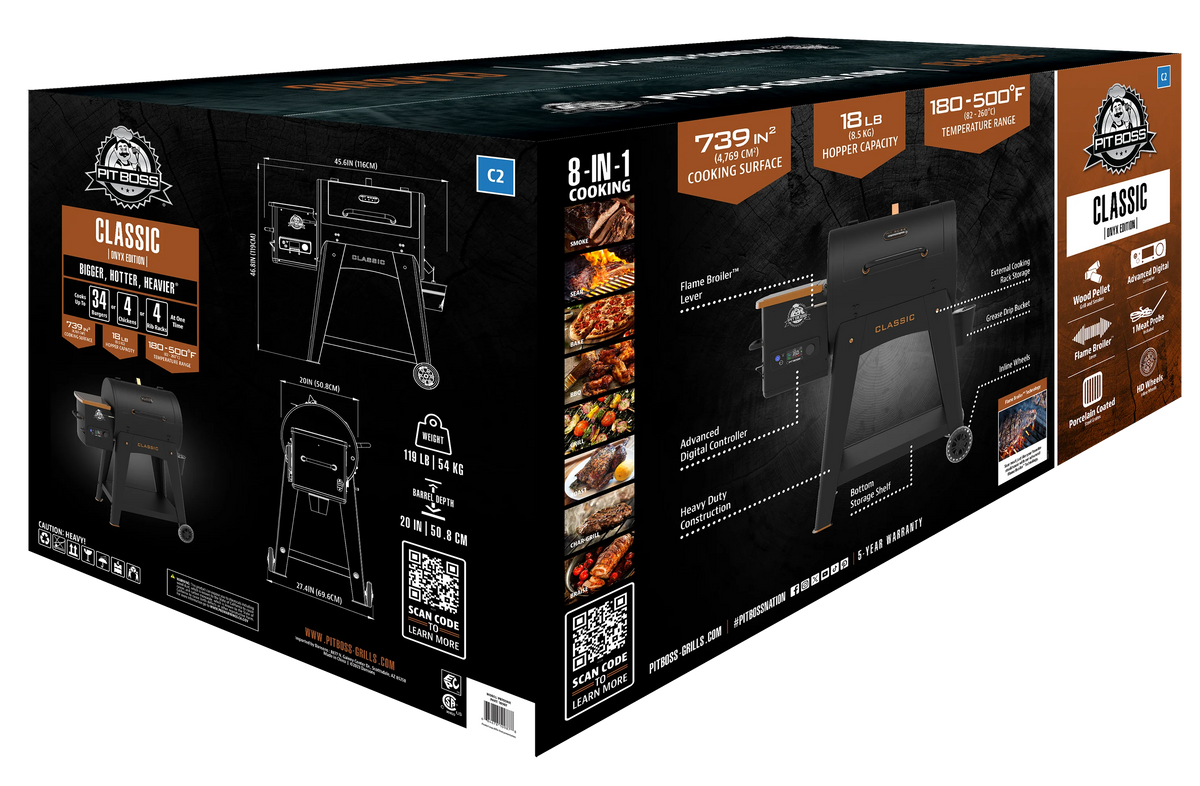 Wood Pellet Grill and Smoker P7944