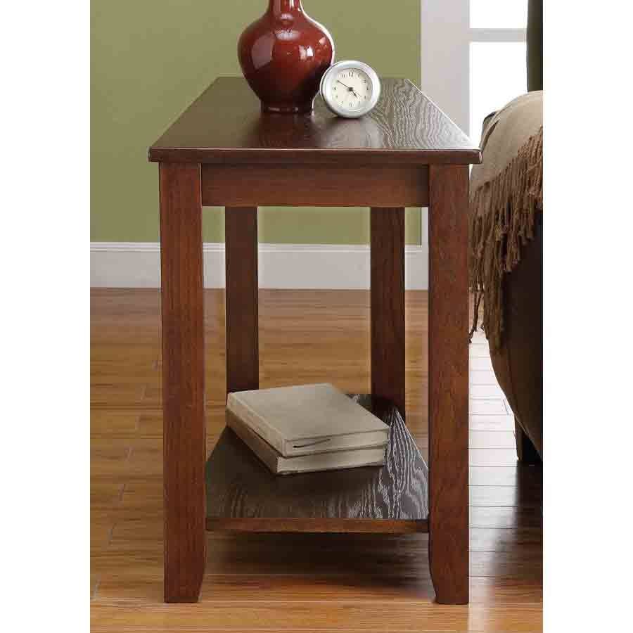 Espresso Chairside Table T464