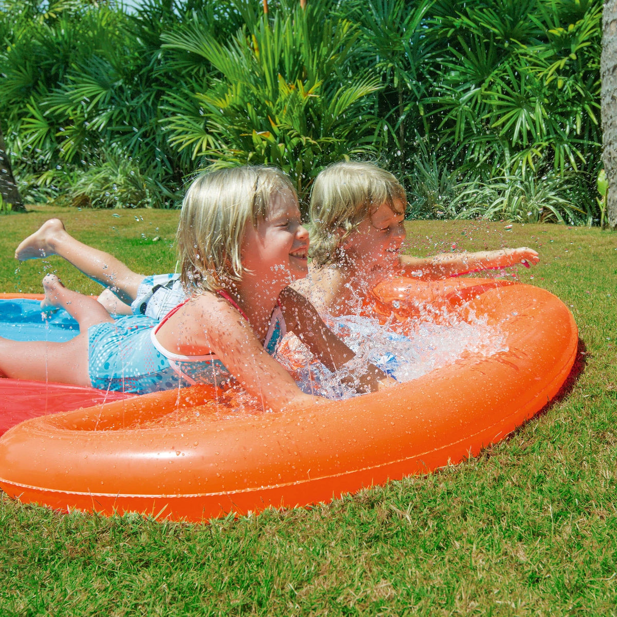 18' Double Lane Water Slide C599