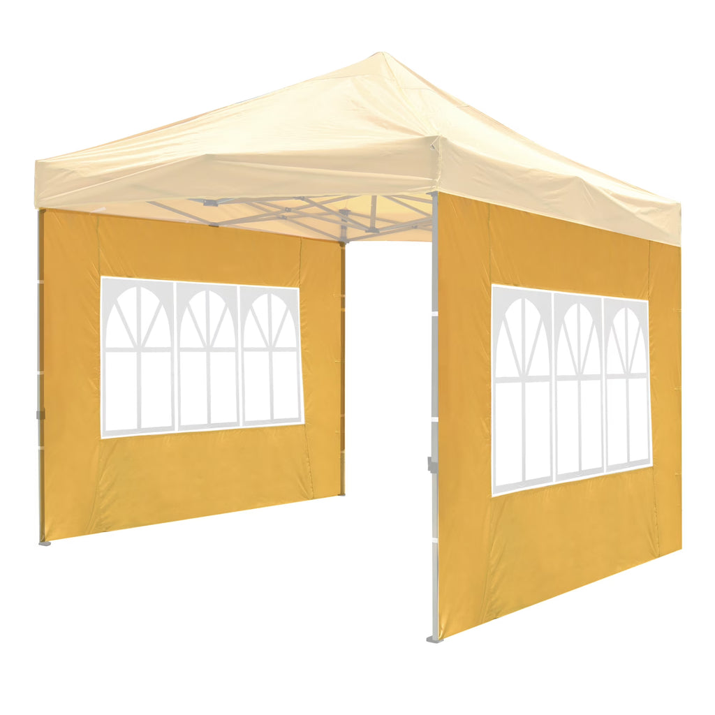 UV30+ Privacy Window Sidewall for 10x10ft Canopy Camping 2 Pieces S70444