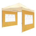 UV30+ Privacy Window Sidewall for 10x10ft Canopy Camping 2 Pieces S70444